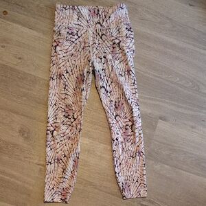 JoyLab Pink and Black Patterned Leggings
